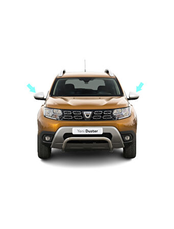 Ayna Kapağı Krom 2 Parça Duster SUV 2018 Ve Sonrası Modeller İçin