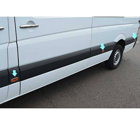 Reflektör Çerçevesi Krom 6 Parça Crafter Van 2006-2017 Arası Modeller İçin