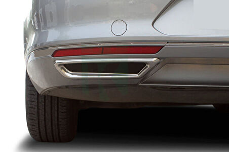 Passat B8 Egzoz Çıkışı Krom 2 Parça SD 2015 - 2019 Arası Modeller İçin