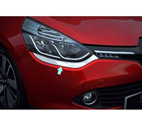 Far Üst Çıta 2 Parça Krom Clio-4 HB 2012-2017 Arası Modeller İçin