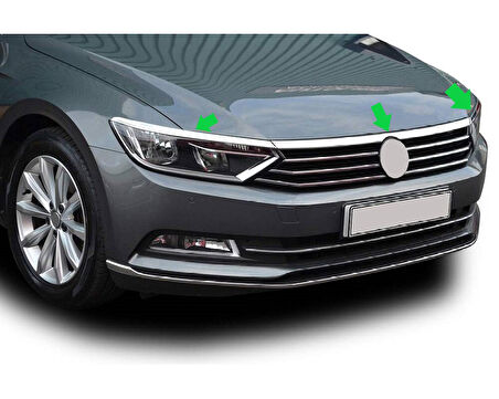 Passat B8.5 Far Üst Çıta 3 Parça Krom SD 2019 Ve Sonrası Modeller İçin
