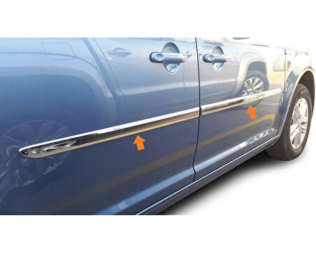 Yan Kapı Çıtası Krom 4 Parça Caddy Mini Van 2015 Ve Sonrası Modeller İçin
