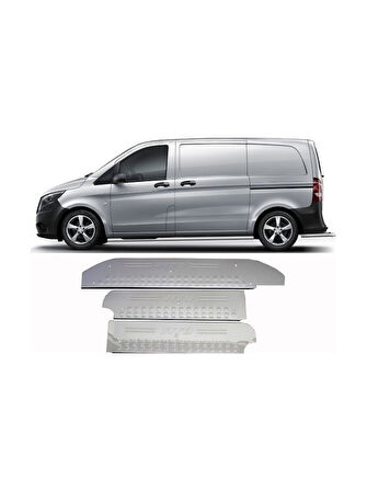 Kapı Eşiği Krom 3 Parça Viano MPV 2004-2014 Arası Modeller İçin