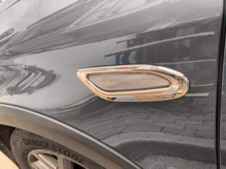 Sinyal Çerçevesi Krom 2 Parça Egea-2 SW 2020 Ve Sonrası Modeller İçin