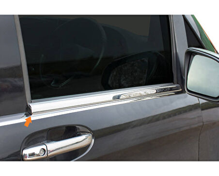 Cam Alt Çıta Krom Tek Sürgü Kısa Şase 8 Parça Vito W447 Van 2014 Ve Sonrası Modeller İçin