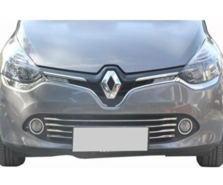 Ön Tampon Çıtası Krom Extra Kalite 6 Parça Clio-4 HB 5D 2012-2017 Arası Modeller İçin