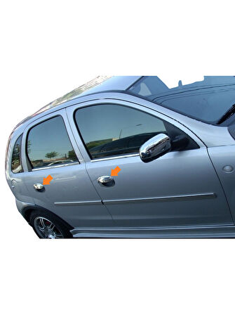 Kapı Kolu Krom 4 Kapı Meriva A MPV 2002-2010 Arası Modeller İçin
