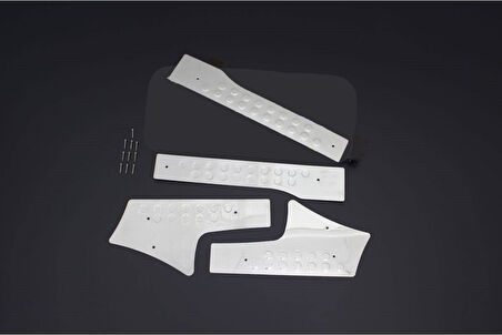 İç Kapı Eşiği Krom 4 Parça Berlingo-2 Mini Van 2008-2018 Arası Modeller İçin