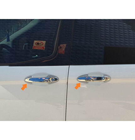 Kapı Kolu Krom 4 Kapı Courier Van 2014 Ve Sonrası Modeller İçin