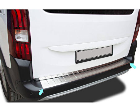 Arka Tampon Eşiği Krom Doblo-3 Mini Van 2022 Ve Sonrası Modeller İçin