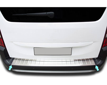 Arka Tampon Eşiği Krom Doblo-3 Mini Van 2022 Ve Sonrası Modeller İçin
