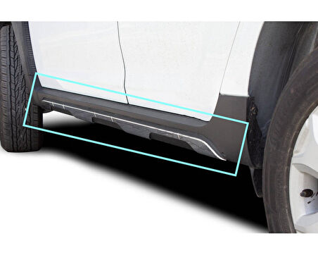 Yan Marşpiye Üstü Çıta Krom 6 Parça Duster SUV 2018 Ve Sonrası Modeller İçin