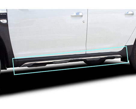 Yan Marşpiye Üstü Çıta Krom 6 Parça Duster SUV 2018 Ve Sonrası Modeller İçin