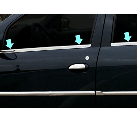 Cam Çıtaları Krom 4 Parça Logan SD 2005-2013 Arası Modeller İçin