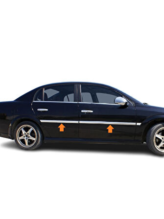 Yan Kapı Çıtası Krom 4 Parça Vectra C SW 2002-2008 Arası Modeller İçin