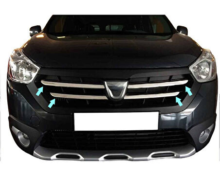 Ön Panjur Krom 4 Parça Dokker LAV 2012 Ve Sonrası Modeller İçin