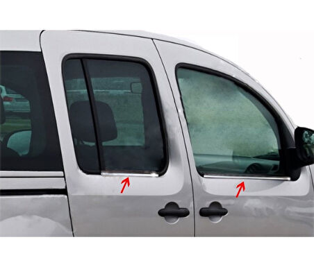 Cam Çıtaları Krom 4 Parça Citan Panel Van LAV 2013 Ve Sonrası Modeller İçin