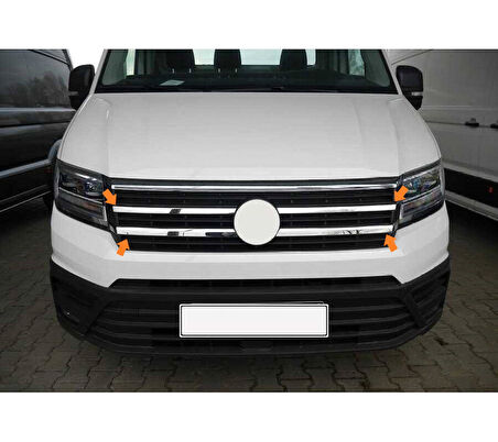 Ön Panjur Krom 4 Parça Crafter Van 2017 Ve Sonrası Modeller İçin