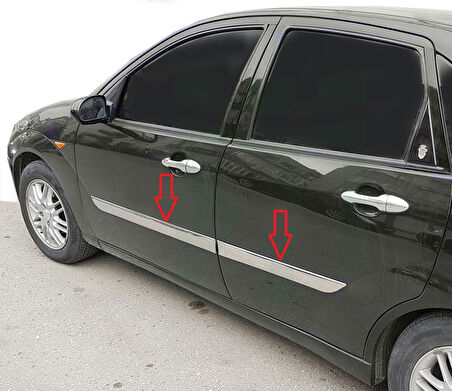 Focus-1 HB Yan Kapı Çıtası Krom 4 Parça 1998-2005 Arası Modeller İçin