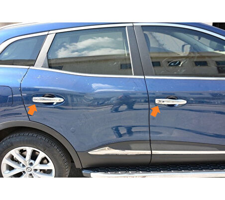 Kapı Kolu Sensörlü Krom 4 Kapı Kadjar 2015 Ve Sonrası Modeller İçin