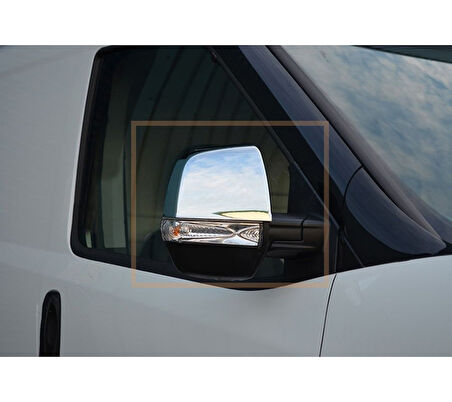 Ayna Kapağı Krom 2 Parça Doblo-2 Panel Van LAV 2010 Ve Sonrası Modeller İçin