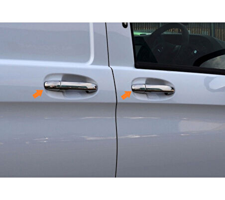 Kapı Kolu Krom 4 Kapı Vito W447 Van 2014 Ve Sonrası Modeller İçin