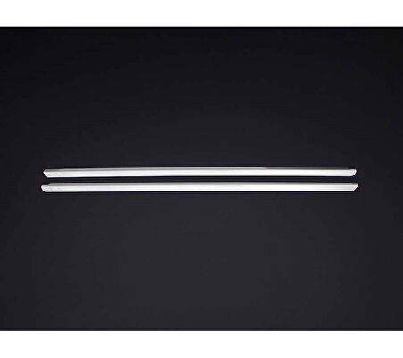 VW T7 Transporter Cam Çıtası Kalıplı Krom 2 Parça 2024 Ve Sonrası Modeller İçin