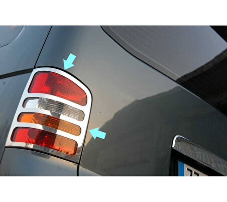 VW T5 Caravelle / Multivan Uyumlu Stop Çerçevesi Krom 2 Parça 2003 - 2010 Arası Modeller İçin