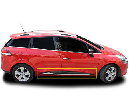Yan Kapı Çıtası Formlu Krom 4 Parça Clio-4 SW 2012 Ve Sonrası Modeller İçin