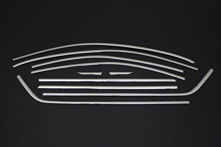 Cam Çerçevesi Krom Üst Kalite 10 Parça Octavia-3 A7 SD 2013 Ve Sonrası Modeller İçin