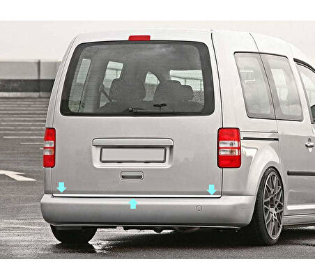 Bagaj Alt Çıta Krom Caddy Mini Van 2010-2014 Arası Modeller İçin