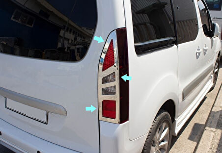 Stop Çerçevesi Abs Krom 2 Parça Tepee Facelift Mini Van 2012-2018 Arası Modeller İçin