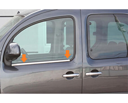 Cam Çıtaları Krom 2 Parça Citan Panel Van LAV 2013 Ve Sonrası Modeller İçin