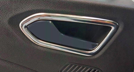 Clio 5 İç Kapı Kolu Çerçevesi Krom 4 Parça HB 2019 Ve Sonrası Modeller İçin