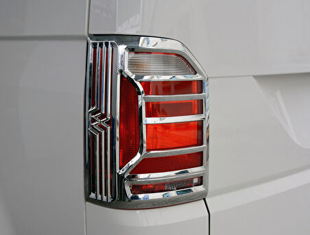 VW T6 Transporter Uyumlu Stop Çerçevesi ABS Krom 2 Parça 2015 - 2023 Arası Modeller İçin