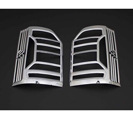 VW T6 Transporter Uyumlu Stop Çerçevesi ABS Krom 2 Parça 2015 - 2023 Arası Modeller İçin