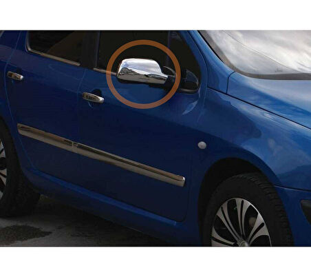 Ayna Kapağı Krom 2 Parça 307 Comfort Coupe 2001-2008 Arası Modeller İçin
