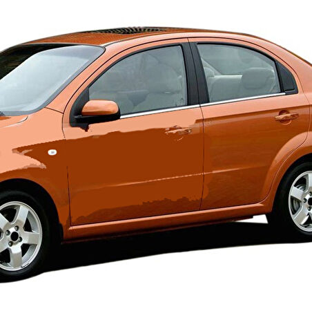 Chevrolet Aveo Cam Çıtası Krom 4 Parça SD 2000 - 2011 Arası Modeller İçin