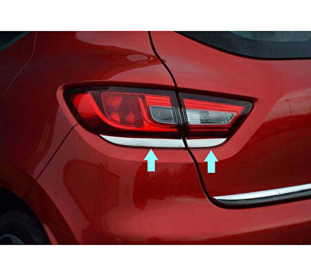 Stop Çıtası Alt Krom 4 Parça Clio-4 HB 5D 2012 Ve Sonrası Modeller İçin