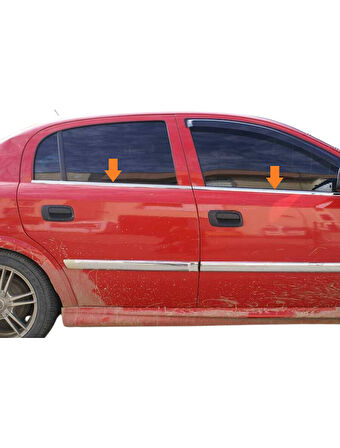 Cam Çıtaları Krom 4 Parça Astra G SD 1998-2009 Arası Modeller İçin