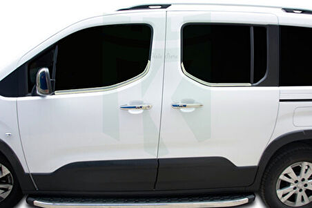 Doblo-3 Cam Çıtaları Krom 4 Parça Mini Van 2023 Ve Sonrası Modeller İçin