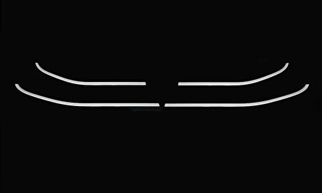 Doblo-3 Cam Çıtaları Krom 4 Parça Mini Van 2023 Ve Sonrası Modeller İçin