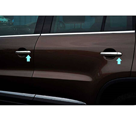 Kapı Kolu Krom 4 Kapı Tiguan SUV 2007-2015 Arası Modeller İçin