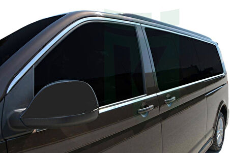 T6.1 Transporter Cam Çerçevesi Krom Extra Kalite 14 Parça Kısa Şase 2020 Ve Sonrası Modeller İçin