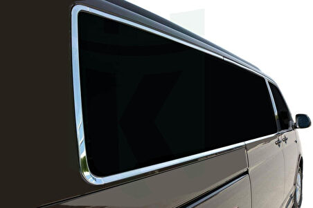 T6.1 Transporter Cam Çerçevesi Krom Extra Kalite 14 Parça Kısa Şase 2020 Ve Sonrası Modeller İçin