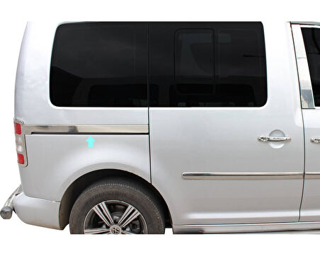Sürgülü Kapı Çıtaları Krom 2 Parça Caddy Mini Van 2010-Arası Modeller İçin