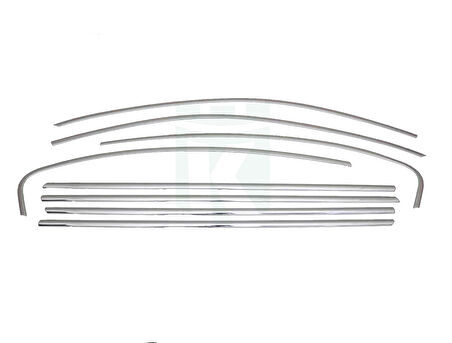 Passat B8 Cam Çerçevesi Krom 8 Parça SD 2015 - 2019 Arası Modeller İçin