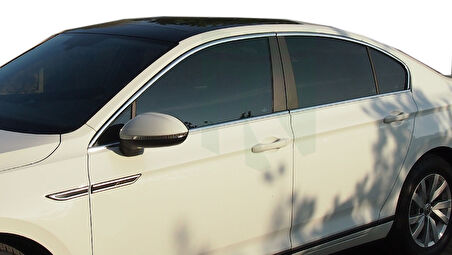 Passat B8 Cam Çerçevesi Krom 8 Parça SD 2015 - 2019 Arası Modeller İçin