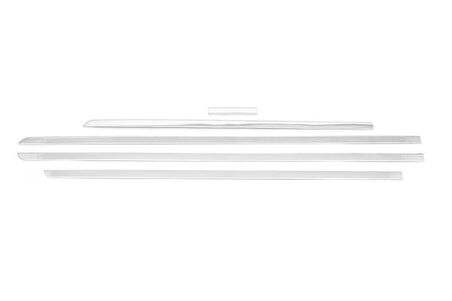 VW T7 Transporter Uyumlu Yan Kapı Çıtaları Krom 5 Parça 2024 Ve Sonrası Modeller İçin