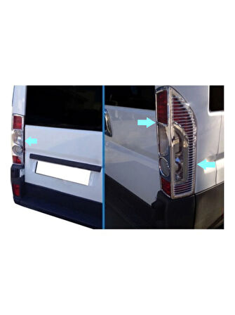 Stop Çerçevesi Abs Krom 2 Parça Boxer-3 Van 2006-2014 Arası Modeller İçin